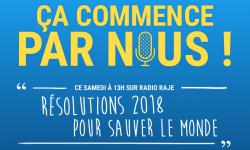 Ca Commence Par Nous  – Les Bonnes Résolutions Qui Vont Changer le Monde en 2018