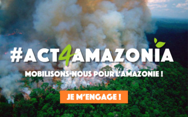 #act4amazonia – Mobilisons-nous pour l’Amazonie !