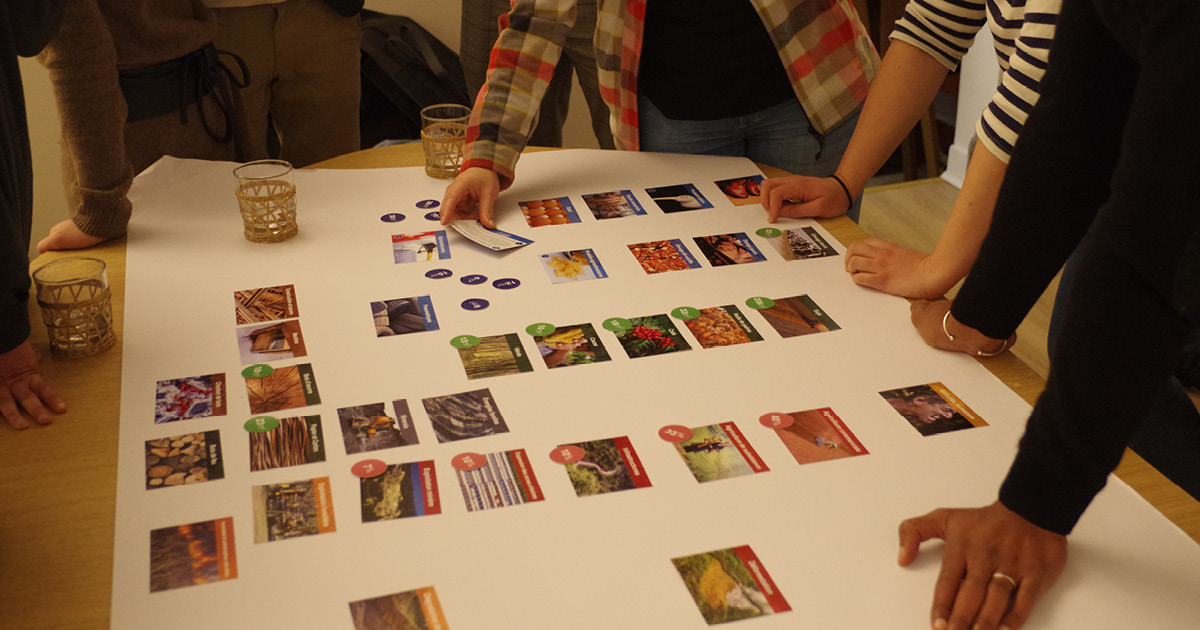 fresque de la forêt