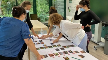 Animation d’un atelier de la Fresque de la Forêt à la Fondation GoodPlanet
