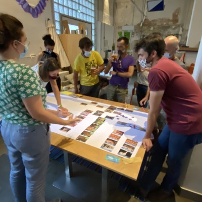 fresque de la forêt