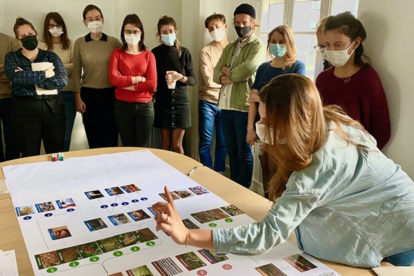 fresque de la forêt