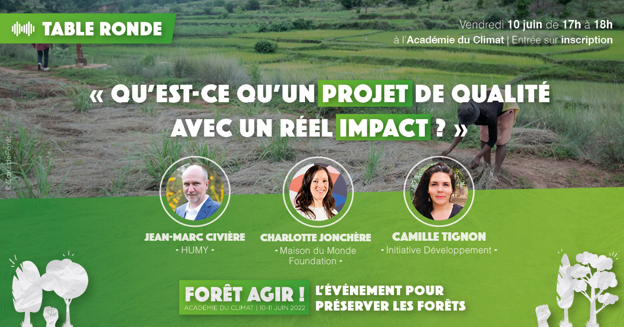 table ronde évaluation impact projet foret